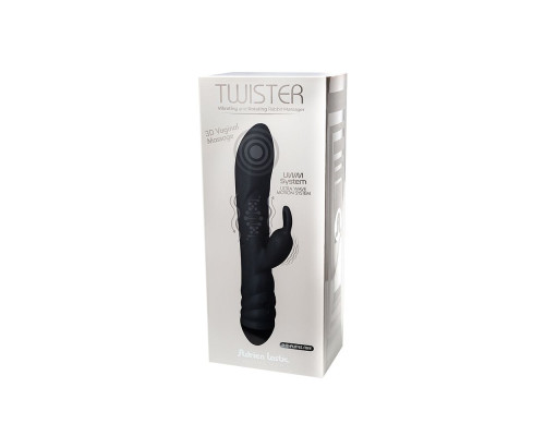 Вібратор кролик зі спіральним 3D-масажем Adrien Lastic Twister