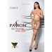 Тілесні колготки з відкритим доступом, контрастні шортики TIOPEN 011 beige 5 (20 den) — Passion