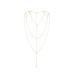 Ланцюжок для спини Bijoux Indiscrets Magnifique Back and Cleavage Chain - Gold, прикраса для тіла