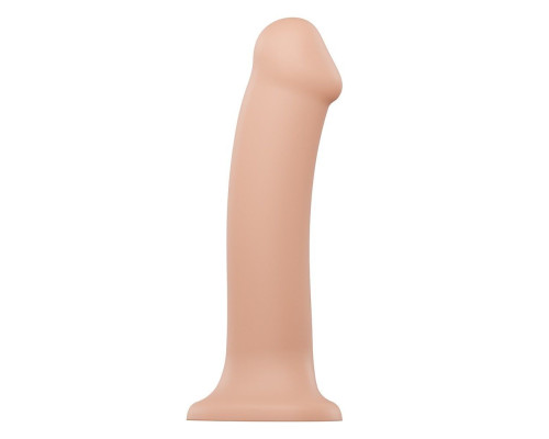 Насадка для страпона Strap-On-Me Dual Density Dildo Flesh XL, диаметр 4,5см, двухслойная, гибкая