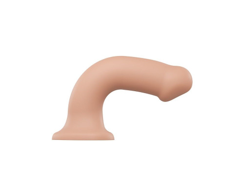 Насадка для страпона Strap-On-Me Dual Density Dildo Flesh XL, диаметр 4,5см, двухслойная, гибкая