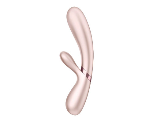 Смарт вібратор-кролик із підігрівом Satisfyer Hot Lover Nude