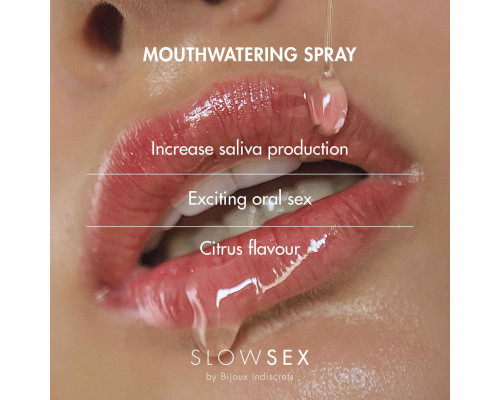 Спрей для посилення слиновиділення Bijoux Indiscrets Slow Sex Mouthwatering spray