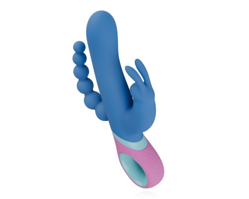 Вібратор кролік з ротацією и анальним стимулятором PMV20 Vice - Double Vibrator