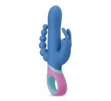 Вібратор кролік з ротацією и анальним стимулятором PMV20 Vice - Double Vibrator