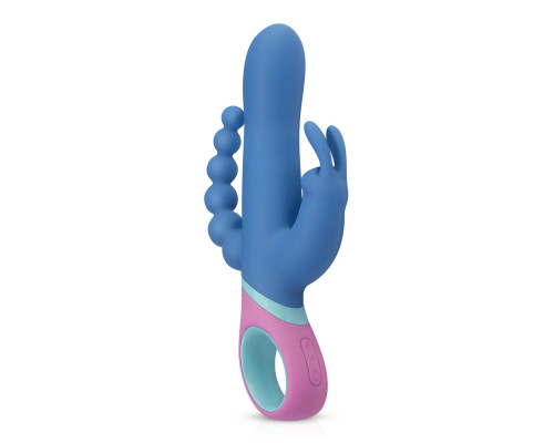 Вібратор кролік з ротацією и анальним стимулятором PMV20 Vice - Double Vibrator