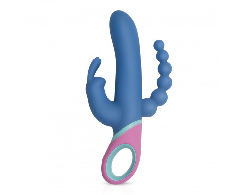 Вібратор кролік з ротацією и анальним стимулятором PMV20 Vice - Double Vibrator