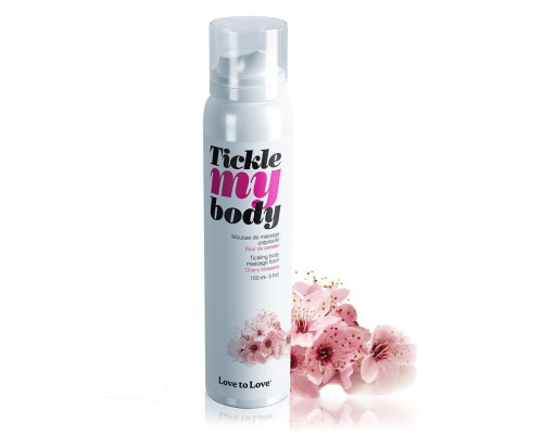 Масажна піна Love To Love TICKLE MY BODY Cherry Blossom (150 мл) зволожуюча