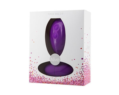 Виброяйце Alive Magic Egg 2.0 Black із пультом ДУ