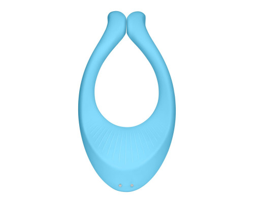 Вібратор для пар Satisfyer Endless Love Blue, 3 незалежні мотори, багатофункціональний