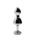 Анальна пробка Wooomy Lollypop Double Ball Metal Plug S