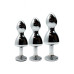 Анальна пробка Wooomy Lollypop Double Ball Metal Plug S