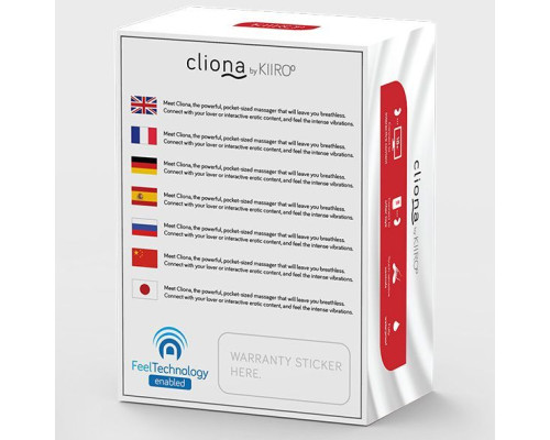 Інтерактивний мінівібратор Kiiroo Cliona Purple для клітора та ерогенних зон