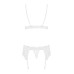 Obsessive 810-SEG-2 3 pcs set white L/XL