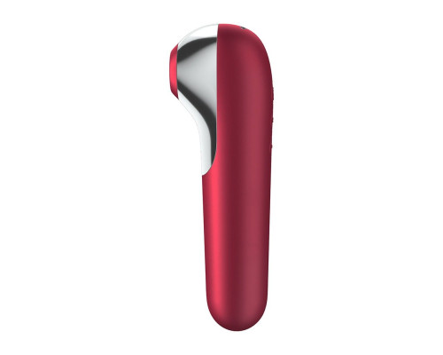 Satisfyer Dual Love - вакуумний кліторальний смарт-стимулятор 2-в-1 Red