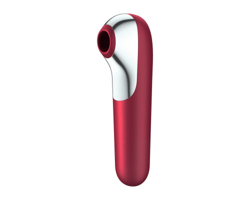 Satisfyer Dual Love - вакуумний кліторальний смарт-стимулятор 2-в-1 Red