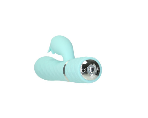 Розкішний вібратор Pillow Talk Lively Teal з кристалом Сваровські для точки G, подарункова упаковка