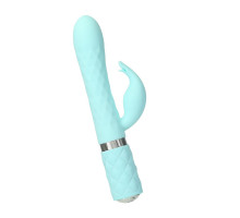 Розкішний вібратор Pillow Talk Lively Teal з кристалом Сваровські для точки G, подарункова упаковка