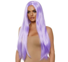 Leg Avenue Long straight center part wig lavender