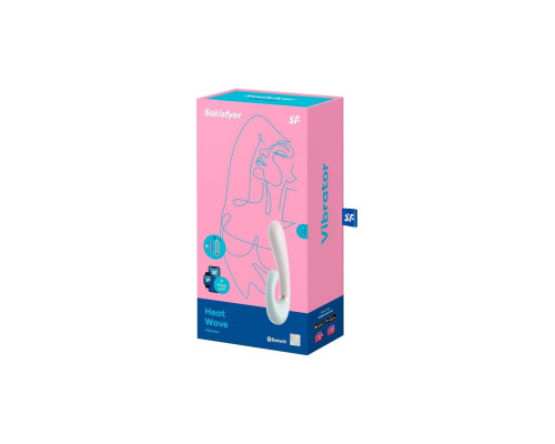 Смарт вібратор кролик із підігрівом Satisfyer Heat Wave Mint