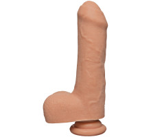 Фалоімітатор Doc Johnson The D - Uncut D - 7 Inch With Balls ULTRASKYN, діаметр 4,5 см, необрізаний