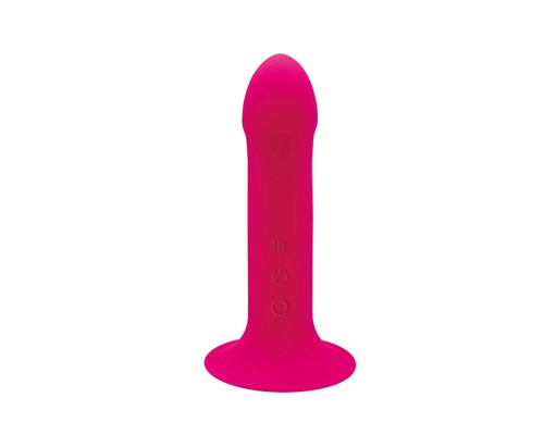 Ділдо з вібрацією Adrien Lastic Hitsens 2 Pink, відмінно для страпону, макс діаметр 4см, довжина 17,2см