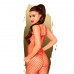 Бодистокинг в крупную сетку Penthouse - Body Search Red XL