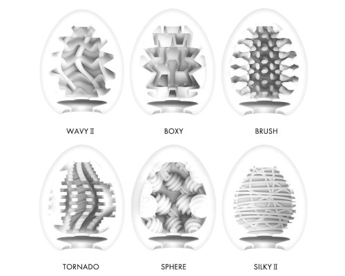 Набір яєць-мастурбаторів Tenga Egg New Standard Pack (6 яєць)
