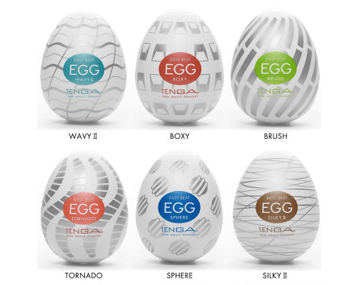 Набір яєць-мастурбаторів Tenga Egg New Standard Pack (6 яєць)