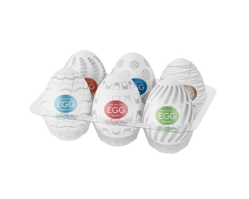Набір яєць-мастурбаторів Tenga Egg New Standard Pack (6 яєць)