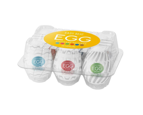 Набір яєць-мастурбаторів Tenga Egg New Standard Pack (6 яєць)