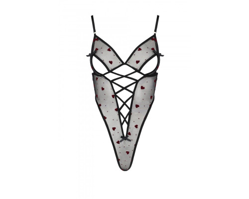 Еротичний боді з малюнком LOVELIA BODY black XXL/XXXL - Passion