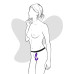 Вібратор під одяг Adrien Lastic Mr.Hook з пультом LRS