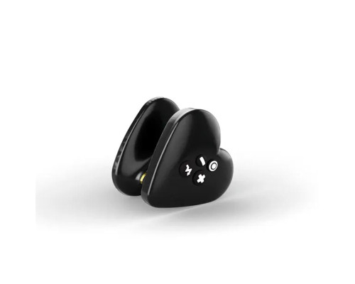 Вибратор для клитора с электростимуляцией Mystim Heart´s Desire Black Edition