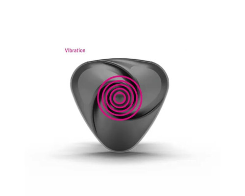 Вибратор для клитора с электростимуляцией Mystim Heart´s Desire Black Edition