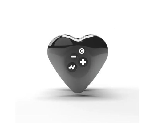Вибратор для клитора с электростимуляцией Mystim Heart´s Desire Black Edition