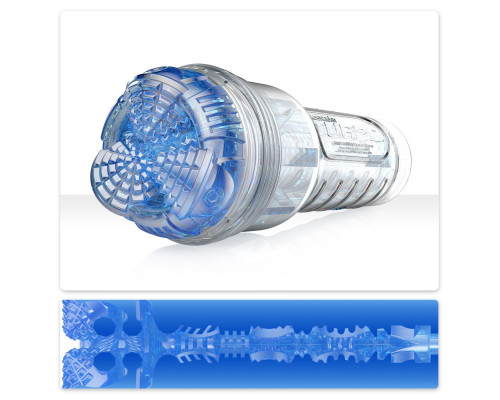 Мастурбатор Fleshlight Turbo Core Blue Ice, оральний секс (глибоке горло)