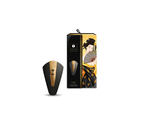 Кліторальний вібратор Shunga - Obi Intimate Massager Black