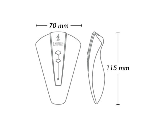 Кліторальний вібратор Shunga - Obi Intimate Massager Black