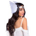 Leg Avenue Feather headband White