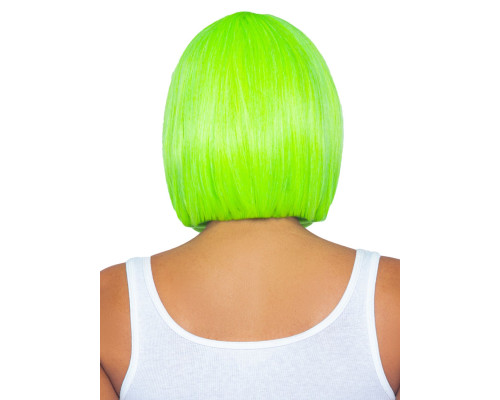 Leg Avenue 12" Neon short bob wig Neon Green