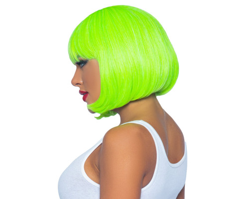 Leg Avenue 12" Neon short bob wig Neon Green
