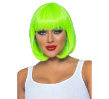 Leg Avenue 12" Neon short bob wig Neon Green