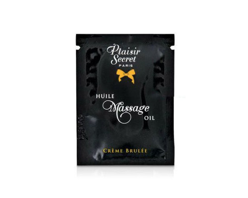 Пробник масажної олії Plaisirs Secrets Creme Brulee (3 мл)