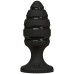 Анальний плаг зі спіральним каналом Doc Johnson Platinum Premium Silicone — The Blast — Black