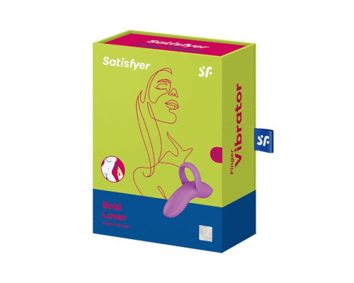 Вібратор на палець Satisfyer Bold Lover Dark Pink, гнучкий