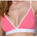 Спортивний топ з подвійними бретелями Passion PS007 TOP pink, size XL