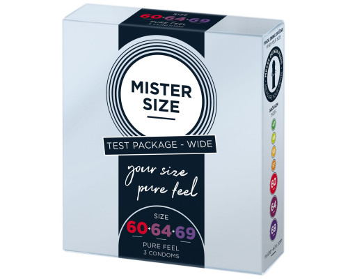 Набор презервативов Mister Size Testbox 60-64-69 (3 pcs)