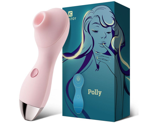 Вакуумний стимулятор KisToy Polly Pink
