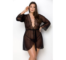 AMBERLY PEIGNOIR black 4XL/5XL - Passion
